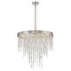 preview thumbnail 1 of 3, Winfield 6 Light Antique Silver Chandelier