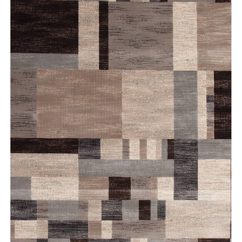Stella Charcoal/Ivory/Grey Area Rug - 6' x 9'