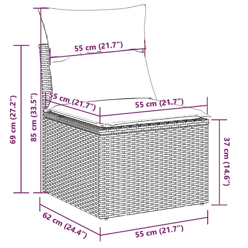 vidaXL Garden Sofa Set
