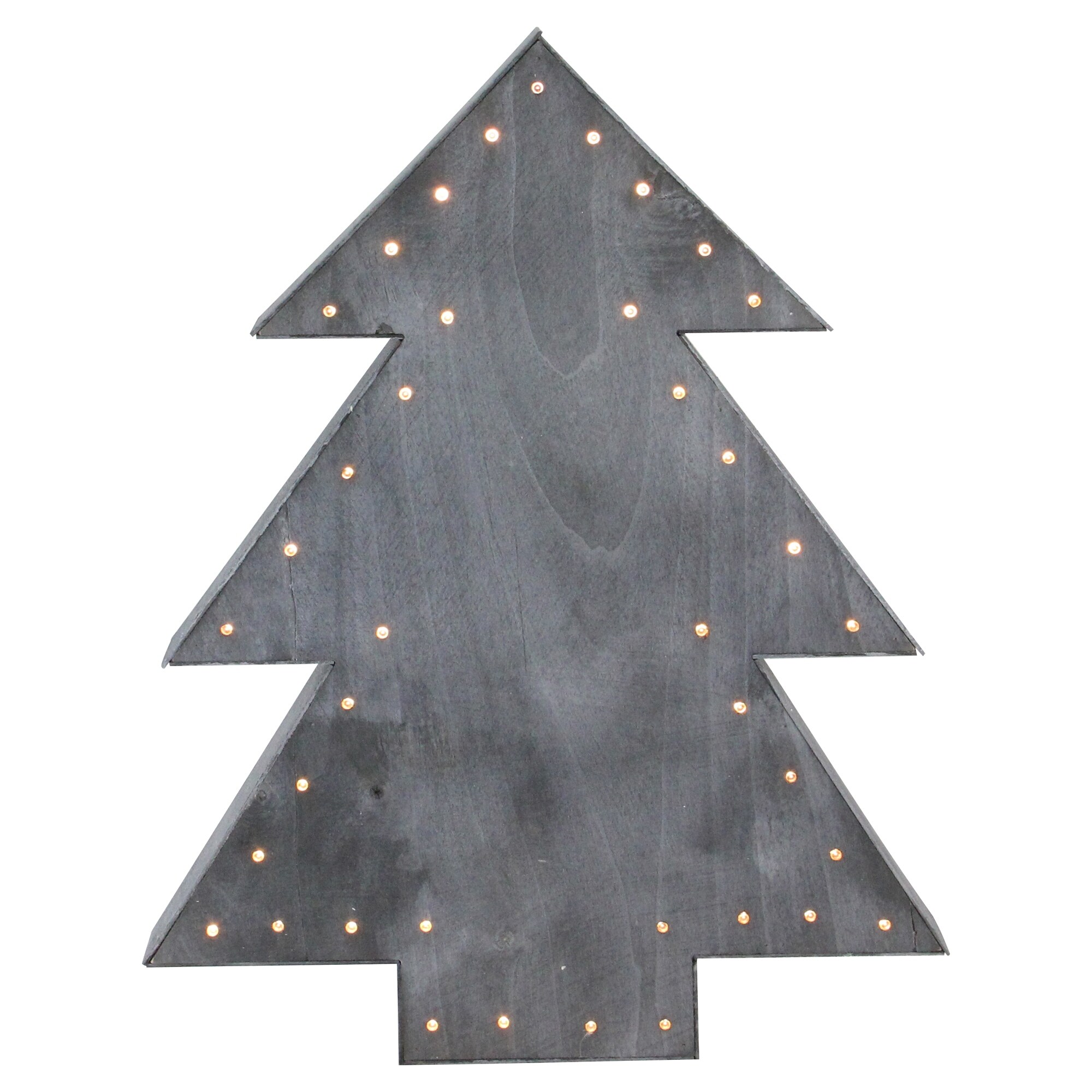 Shop 19 75 Large Pre Lit Grey Christmas Tree Table Top Decoration