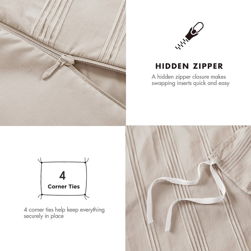 Chelsea Square Logan Woven Striped Duvet Set