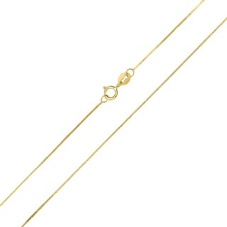 14K 14Kt White or Yellow Solid Gold 18" .7mm Dainty Curb Cuban Chain Spring Ring 14K 14Kt White or Yellow Solid Gold 18" .7mm Dainty Curb Cuban Chain Spring Ring