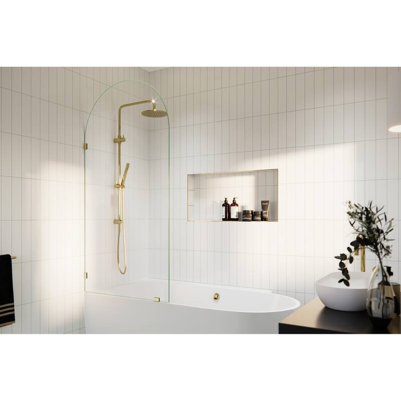Glass Warehouse B-ARC-34 Venus 66-3/4" High x 34" Wide Shower Screen