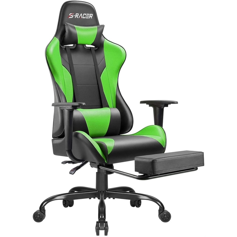 Pastel green gaming on sale chair