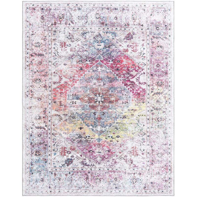 Traditional Tira Collection Area Rug - 7'10"x10' - Multi