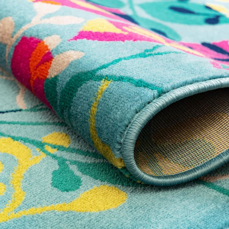 Contemporary Chorisia Collection Area Rug