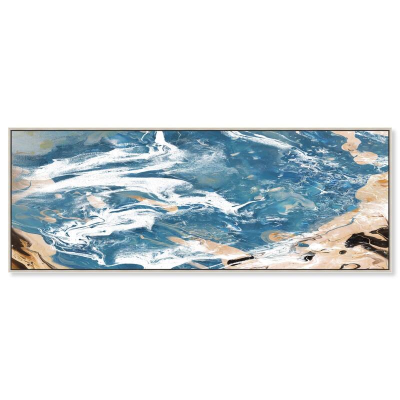 Brilliant Earth Panoramic Canvas by Art Remedy - Silver - 54" x 20"