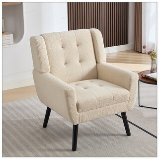 Teddy Accent Chair With Wood Legs - Bed Bath & Beyond - 43298036