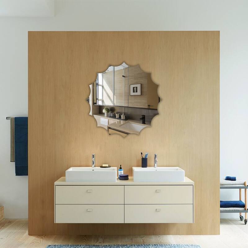 Starburst Frameless Mirror - 31.5 x 31.5