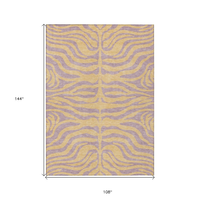 HomeRoots Animal Print Transitional Rectangle Outdoor Rug