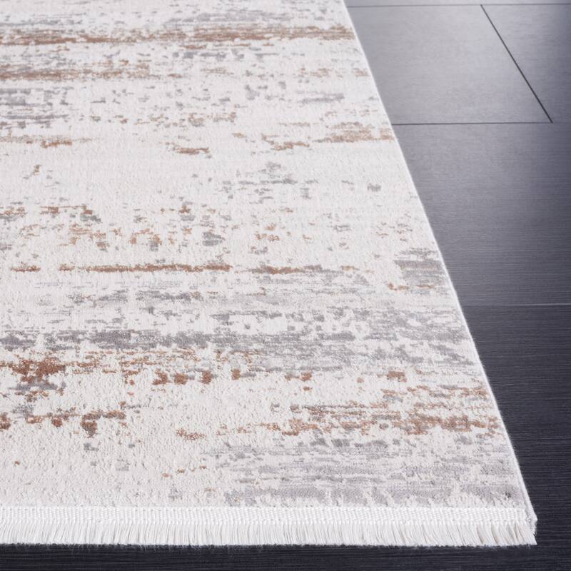 SAFAVIEH Diamond Shiva Modern Abstract Fringe Rug