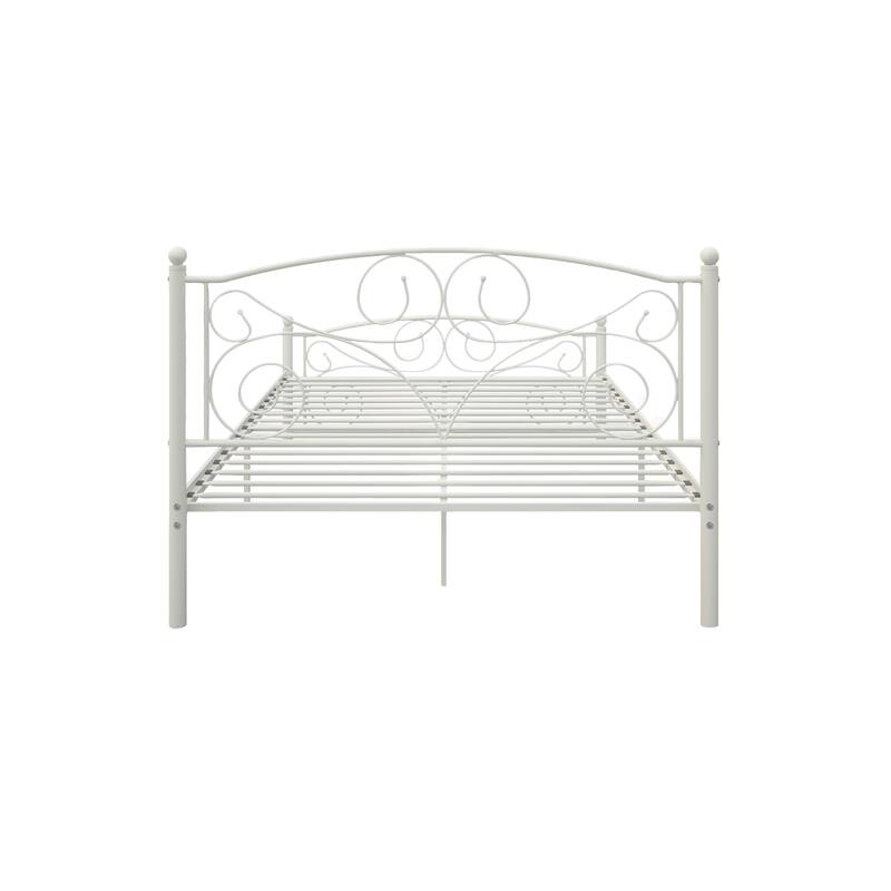 Queen Size Metal Bed Frame with Headboard and Footboard, Sturdy and Easy to Assemble
