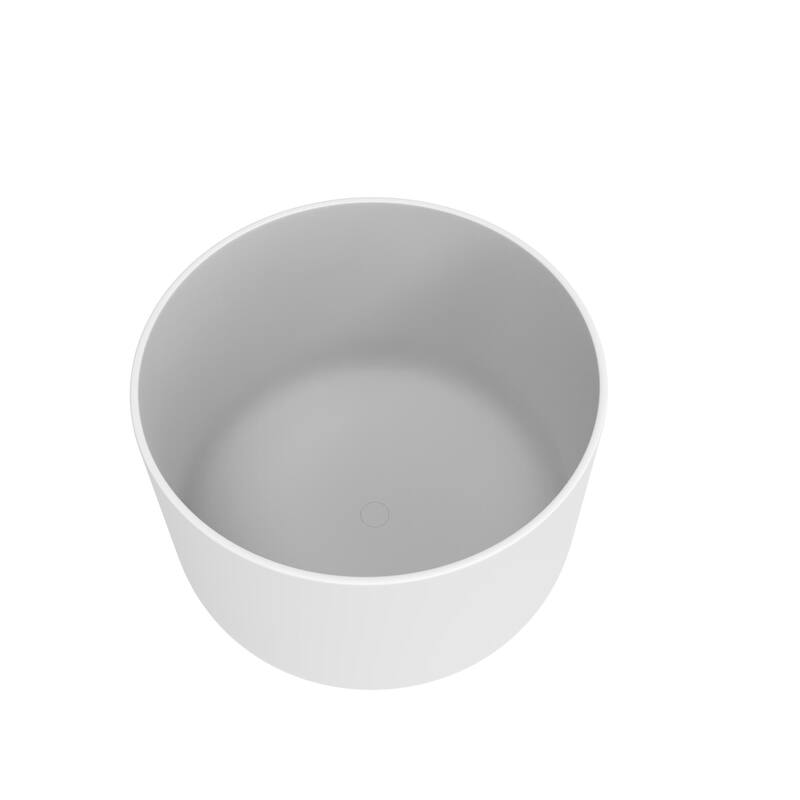 Modern Round Deep White Tub