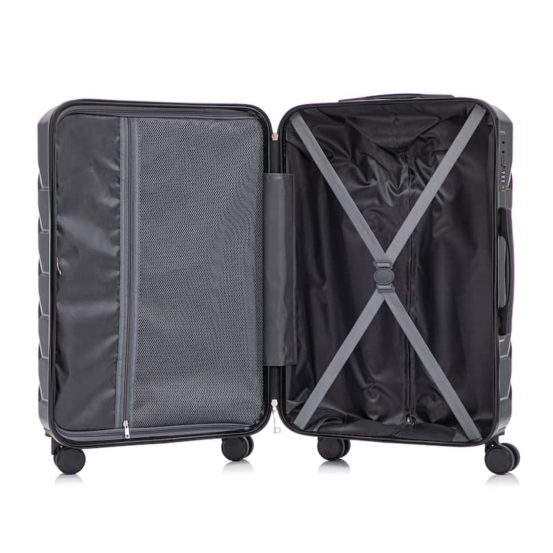 Three pcs/set in ABS Spinner Wheel Luggage