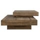 preview thumbnail 2 of 3, Uttermost 24400 Rustic Planes 57" Wide Oak Wood Coffee Table
