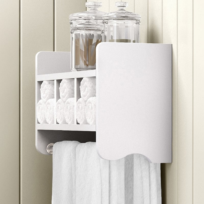 Alaterre 25-inch Wood Bath Storage Shelf