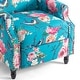 preview thumbnail 57 of 91, Linen Manual Upholstered Recliner with Wood Legs
