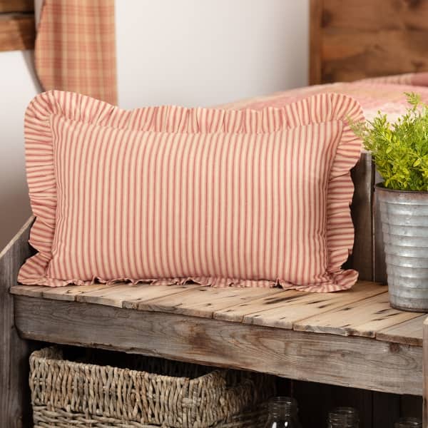 Sawyer Mill Ticking Stripe Pillow