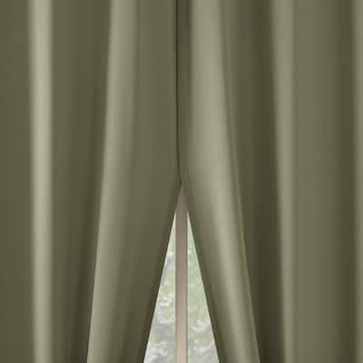 No. 918 Brandon 2-pack Magnetic Closure Room Darkening Grommet 2-Piece Curtain Panel Pair