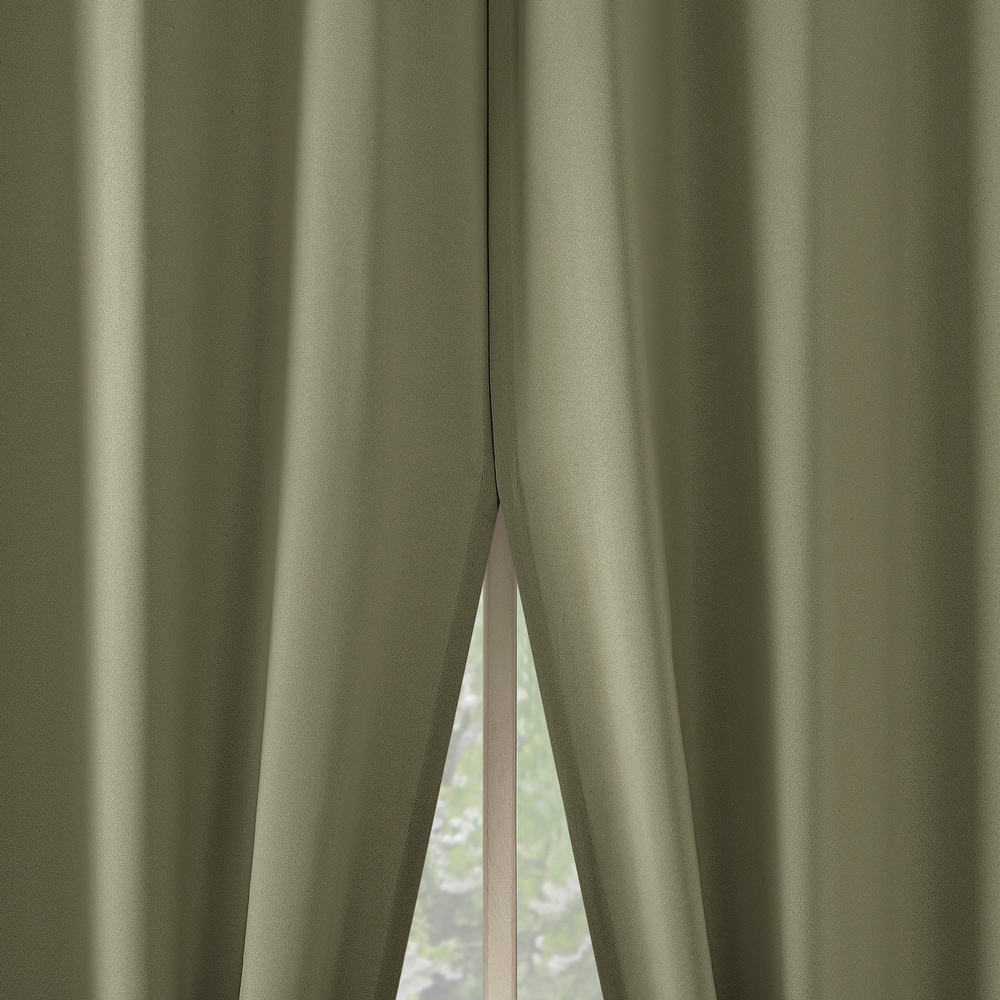No. 918 Brandon 2-pack Magnetic Closure Room Darkening Grommet 2-Piece Curtain Panel Pair