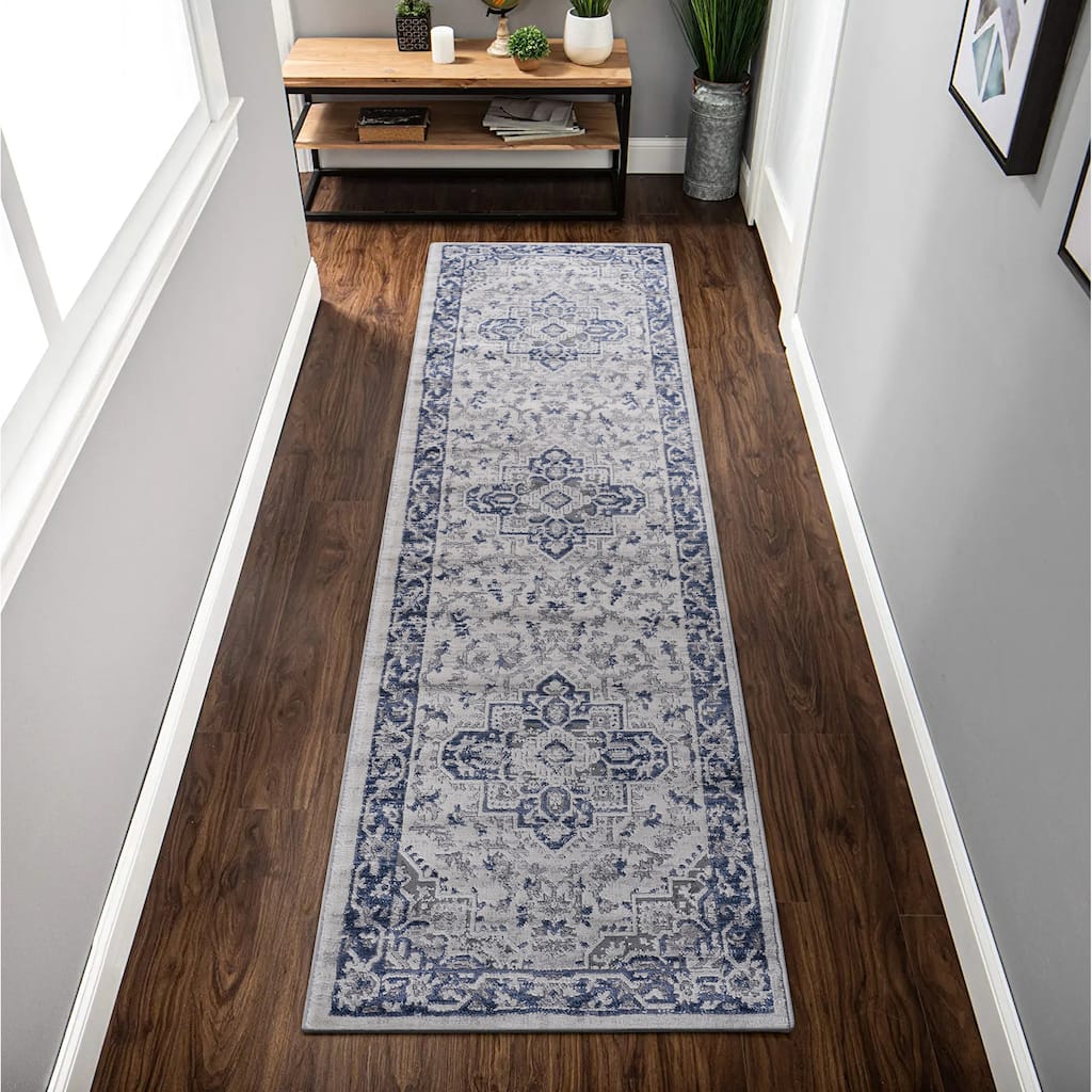 Zachais Oriental Machine Braided Indoor & Outdoor Area Rug