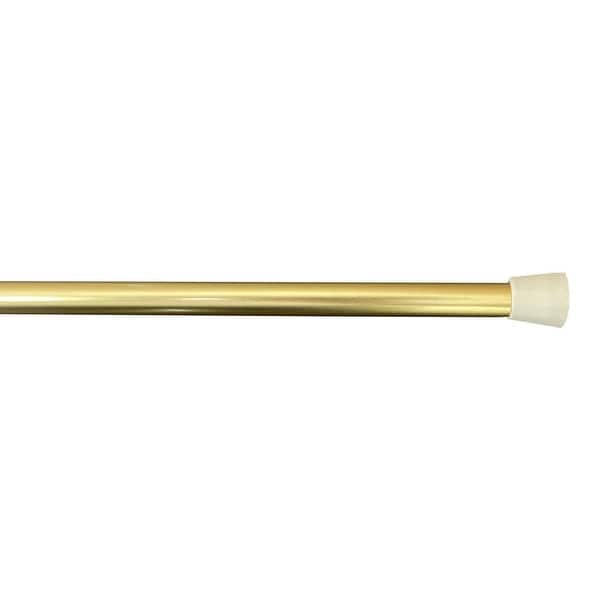 The Classic Touch Adjustable 7/16 Tension Rod, Gold, 28-48 Inches ...