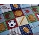 preview thumbnail 2 of 2, Team Sport Collegiate Navy/Blue/Tan Ultra Soft Comforter Set