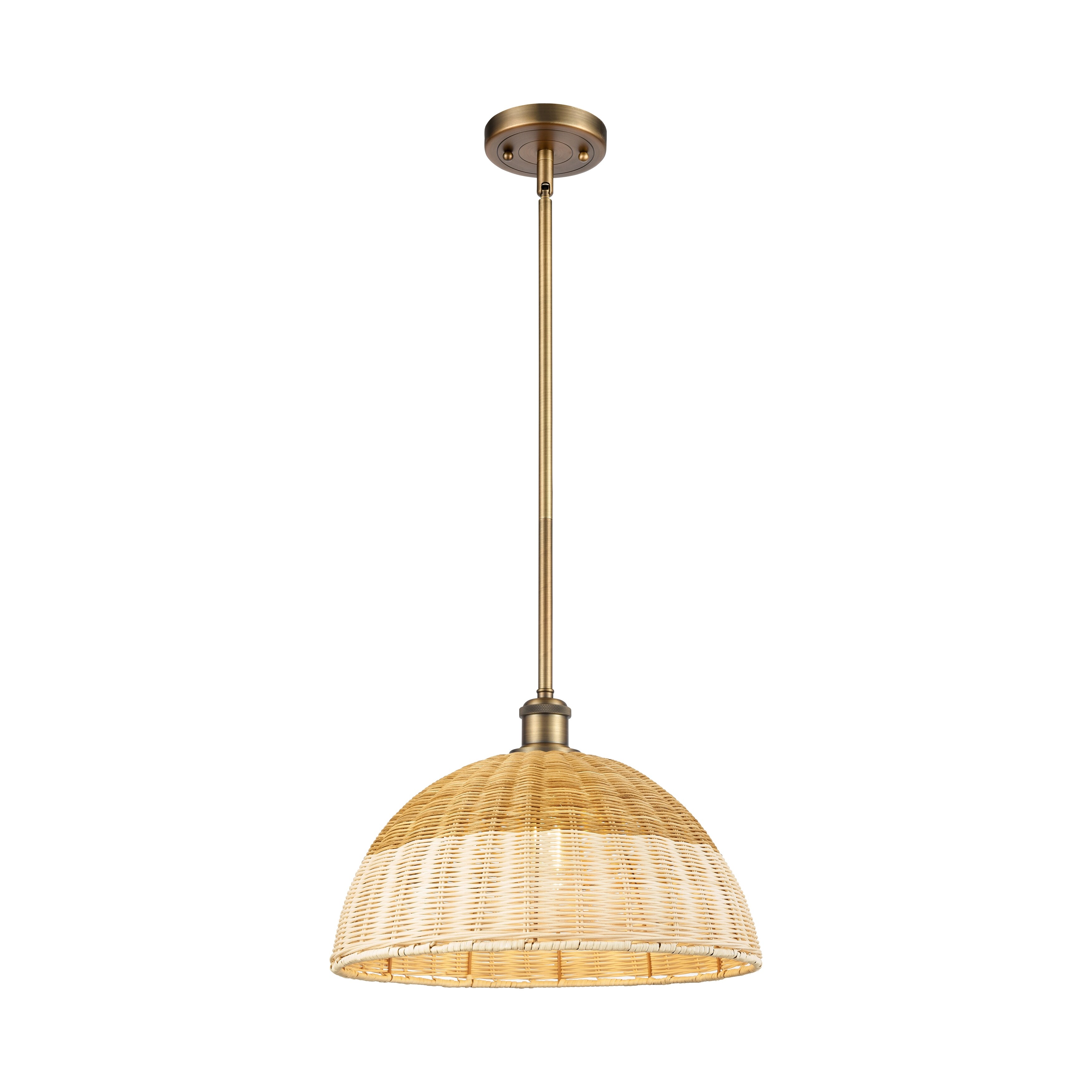 Innovations Lighting Endless Possibilities Ballston - Bristol Natural II - 1 Light 16" Stem Hung Mini Pendant