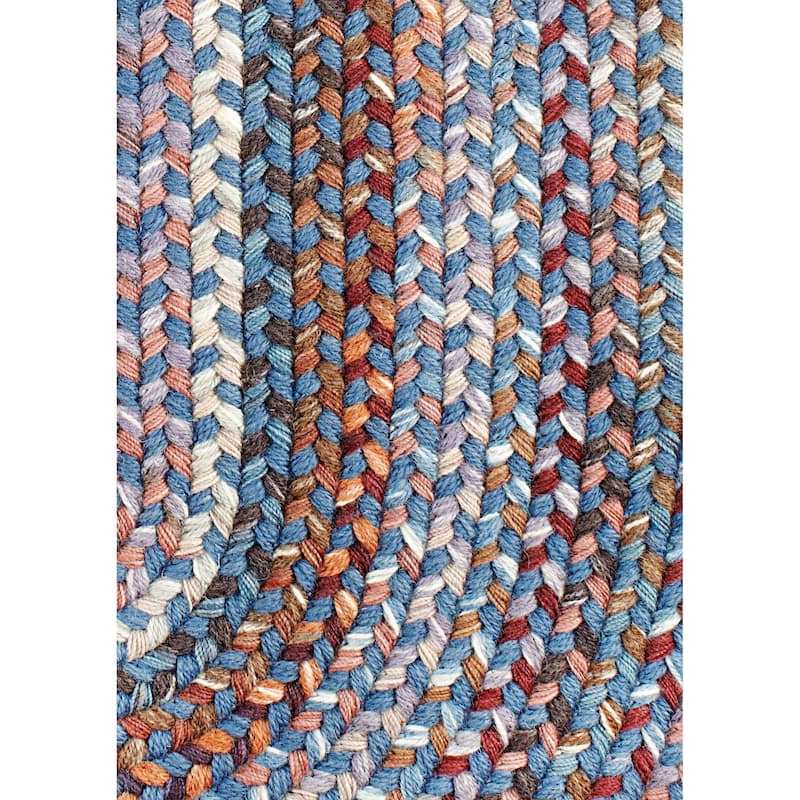 Rhody Rug Augusta Space-dye Wool Braided Rug