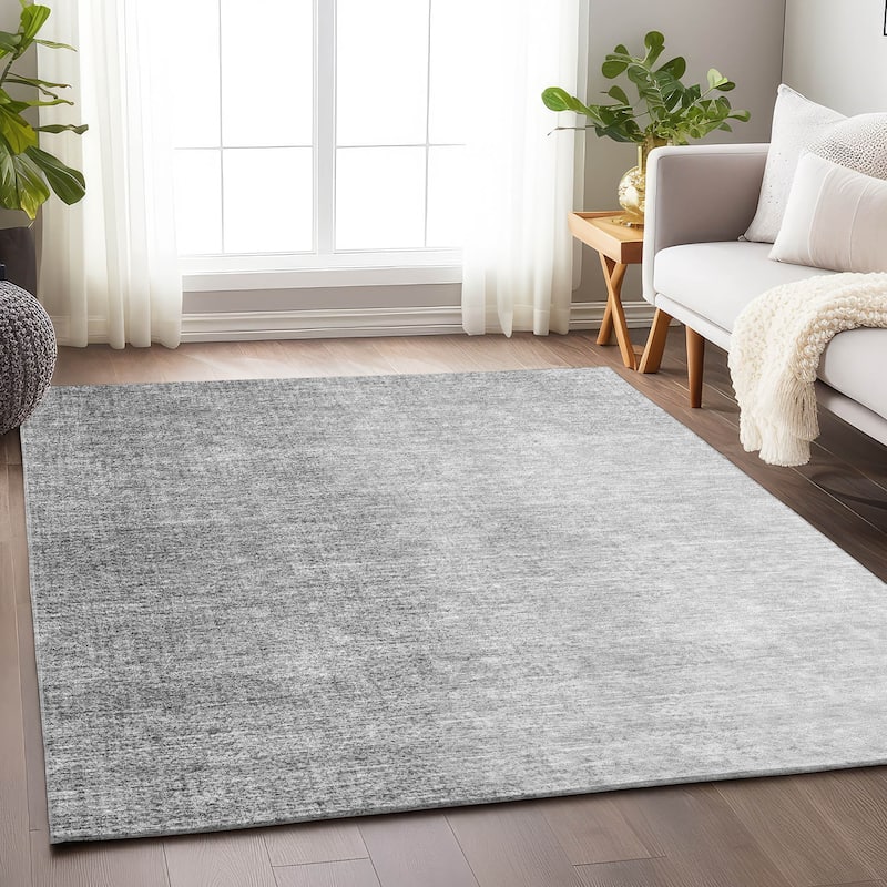 Premium Washable Super Soft Solid Ombre Juju Mayfield Rug