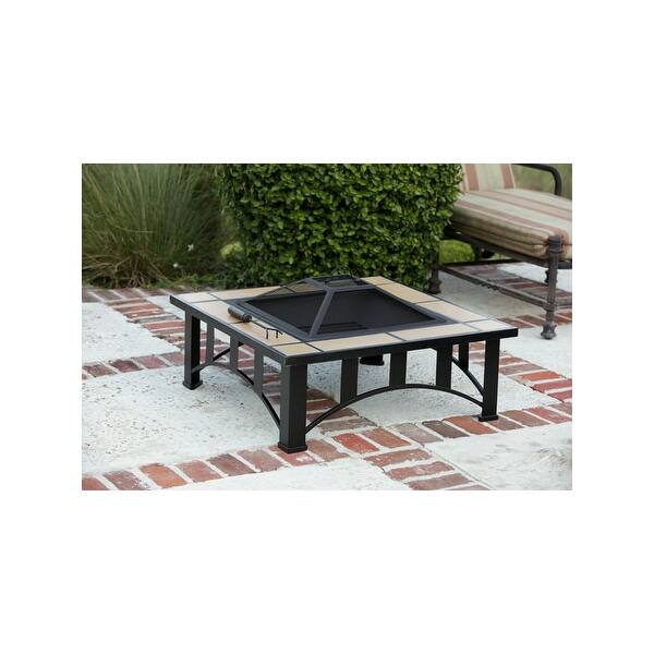 Shop Fire Sense 60243 Hotspot Tuscan Tile Mission Style Square