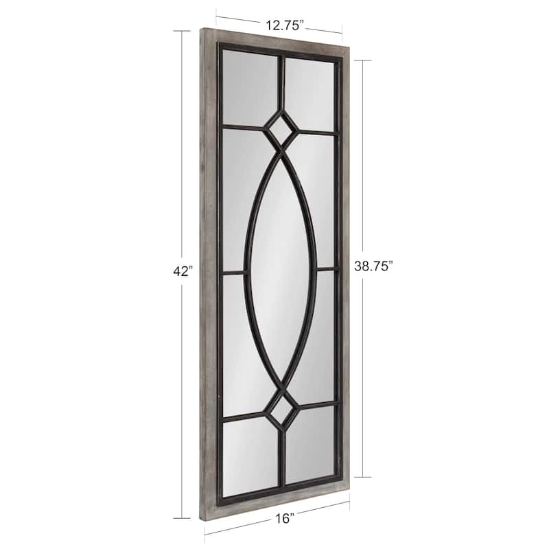 Kate and Laurel Bakersfield Wood Framed Mirror
