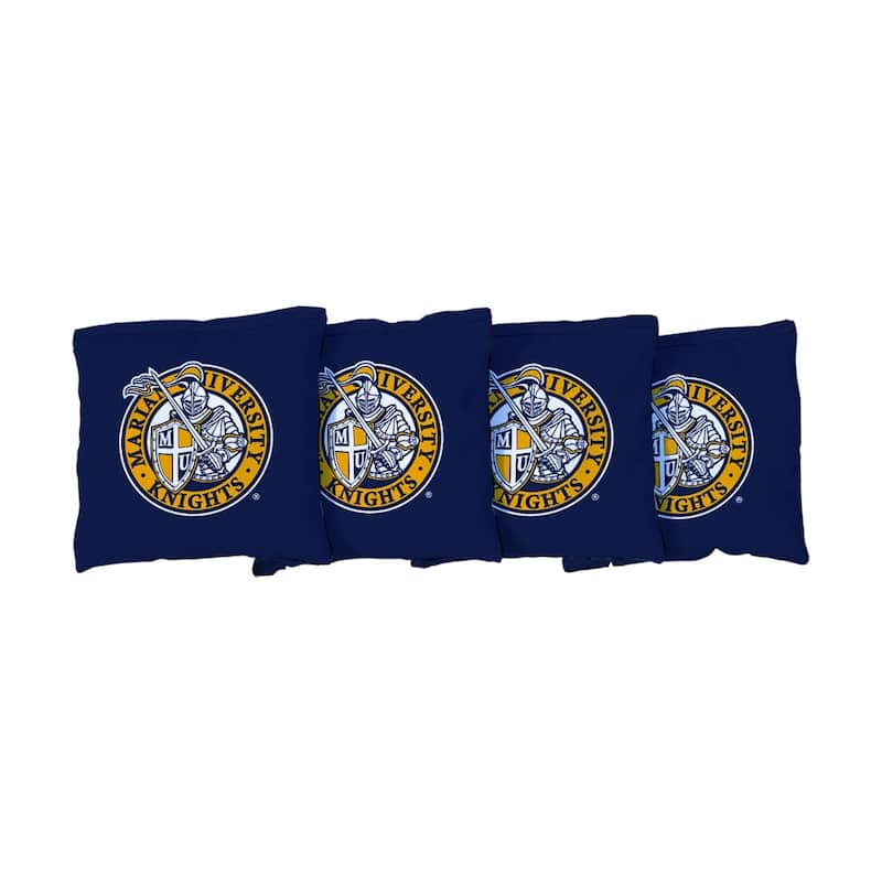 Marian University Knights Blue Cornhole Bags - Corn Filled