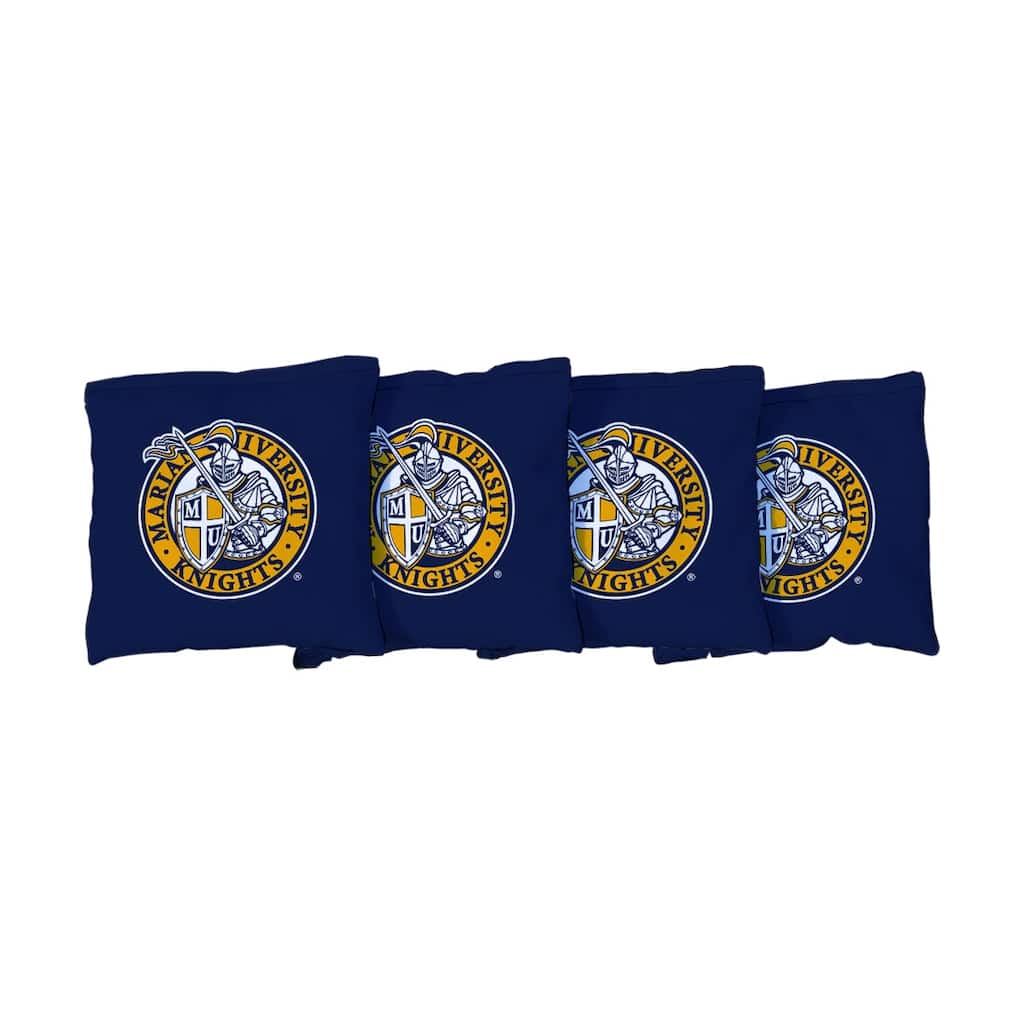 Marian University Knights Blue Cornhole Bags