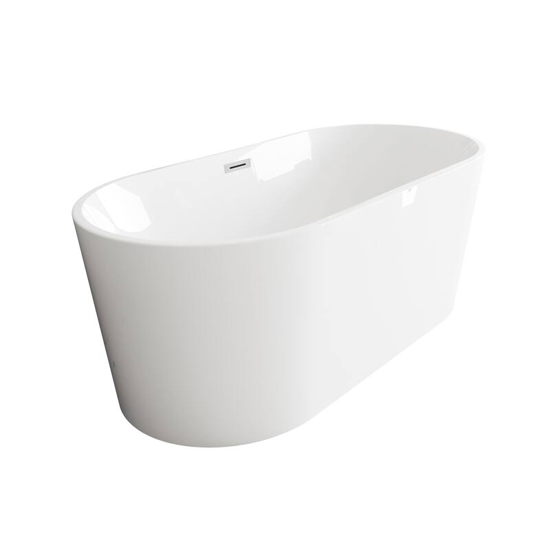 Melisande Bathtub in Glossy White