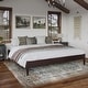 preview thumbnail 149 of 197, AFI Pasadena Basic Platform Bed Frame Espresso - King