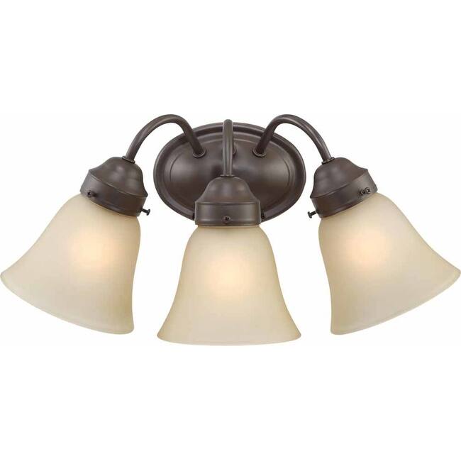 Volume Lighting 3 Light 17" Width Bathroom Vanity Light with Sepia - Antique Bronze
