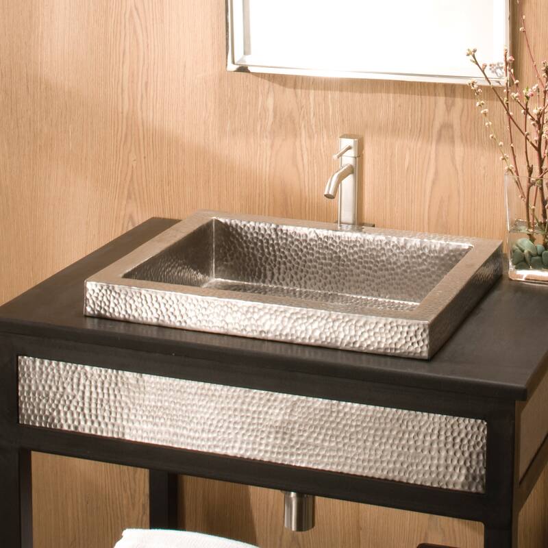 Native Trails Tatra 17" Single Basin Drop In Copper Bathroom Sink