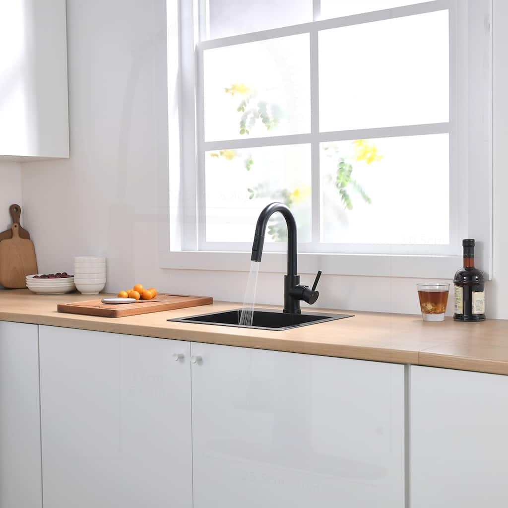 Versatile Sink Faucet with Pull Down Sprayer