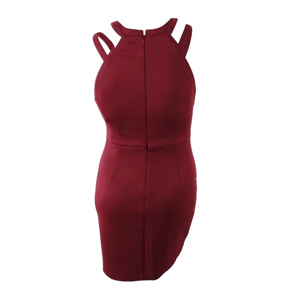 guess caged scuba bodycon dress