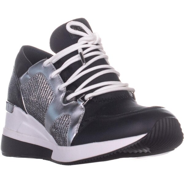 Shop Michael Michael Kors Liv Fashion Trainer Sneakers Black