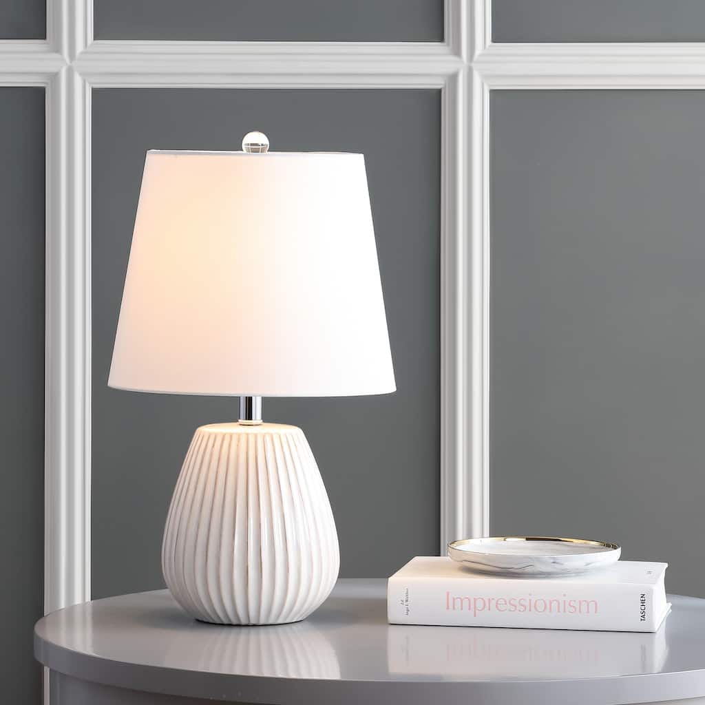 SAFAVIEH Lighting Lynae 21" LED Table Lamp (Set of 2) - 12Wx12Dx21H