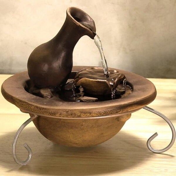 Water Fountain - Relaxing Tabletop Water Feature Decoration