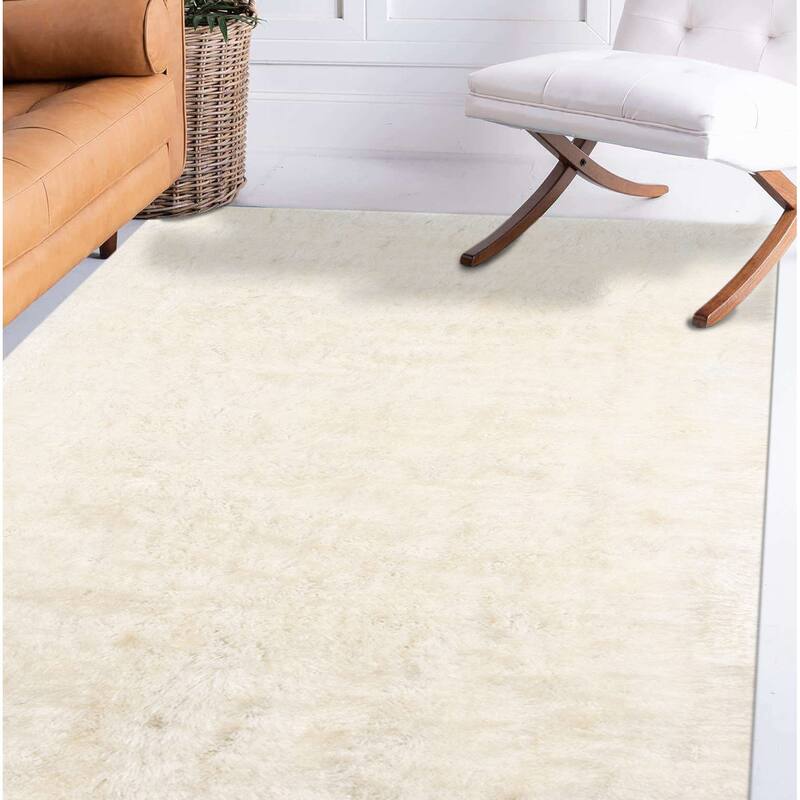 Mila Jade Microfiber Extra Thick 3" Plush Shag Rug