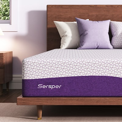 12 Inch Medium Firm Copper Gel Memory Foam Mattress for Back & Pressure Relief – CertiPUR-US Certified