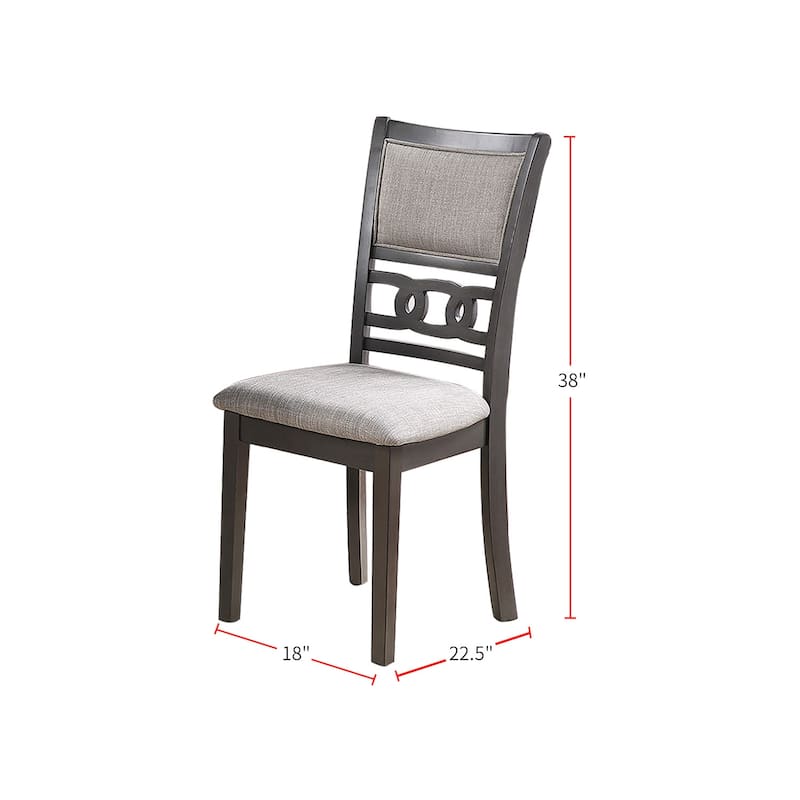 Set of 2 Upholstered Dining Chairs