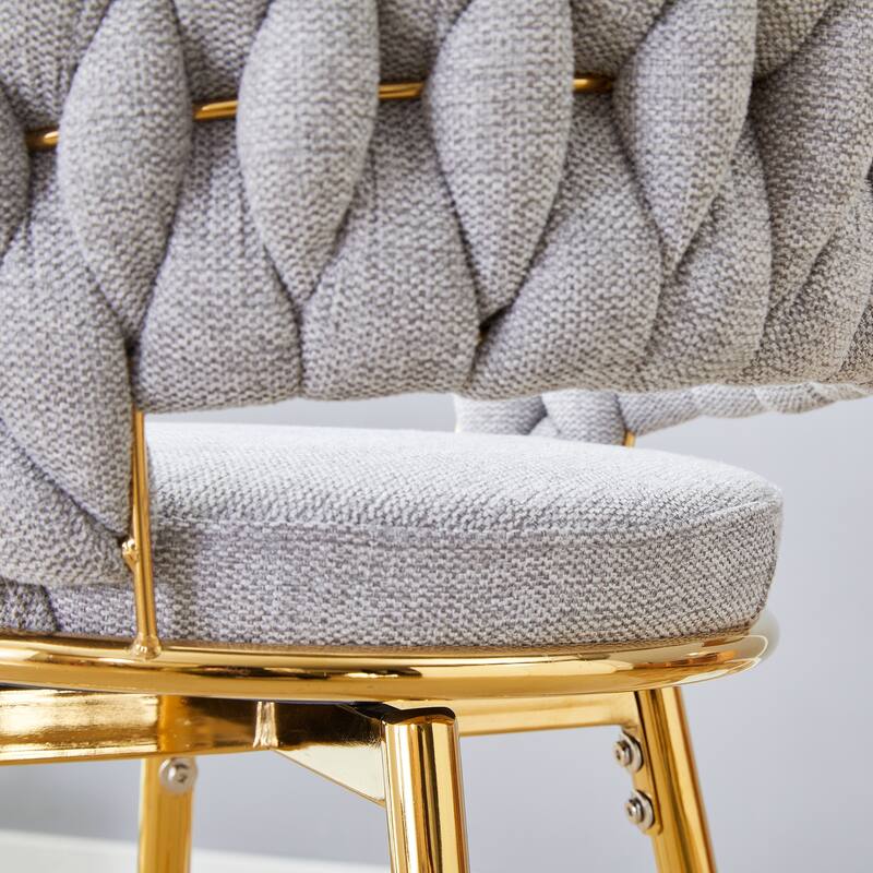 Two Sets Of Swivel Bar Stools