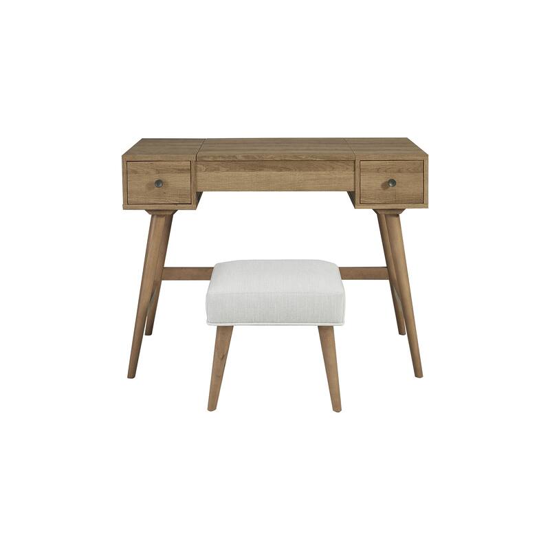 Signature Design by Ashley Thadamere Vanity with Stool