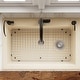 preview thumbnail 70 of 82, Karran Drop-In Quartz 33 in. 1-Hole Single Bowl Kitchen Sink Kit