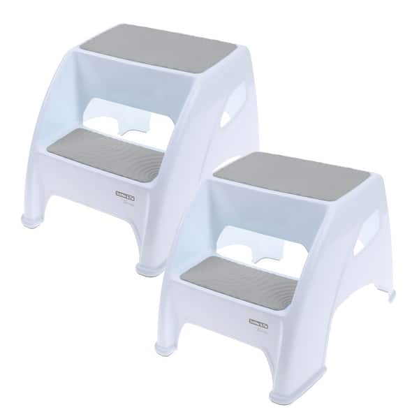 slide 2 of 8, Dreambaby Toddler & Me 2 Step Stool- Grey